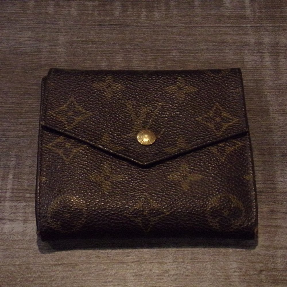Louis Vuitton Signature Brown LV Monogram Elise Wallet